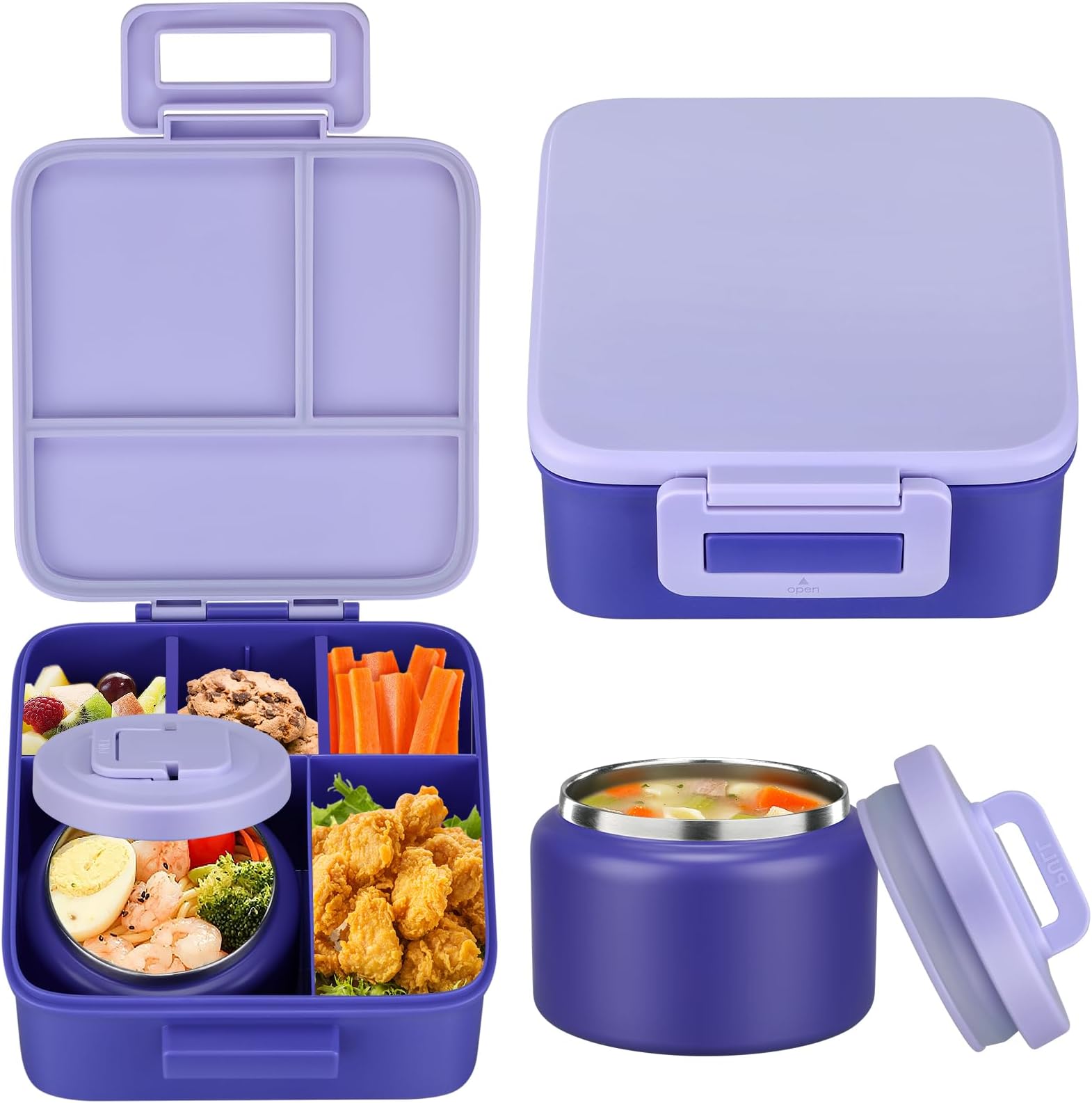 1 Juego de Lonchera Bento para - Food Storage Oven Safe reseña y precio