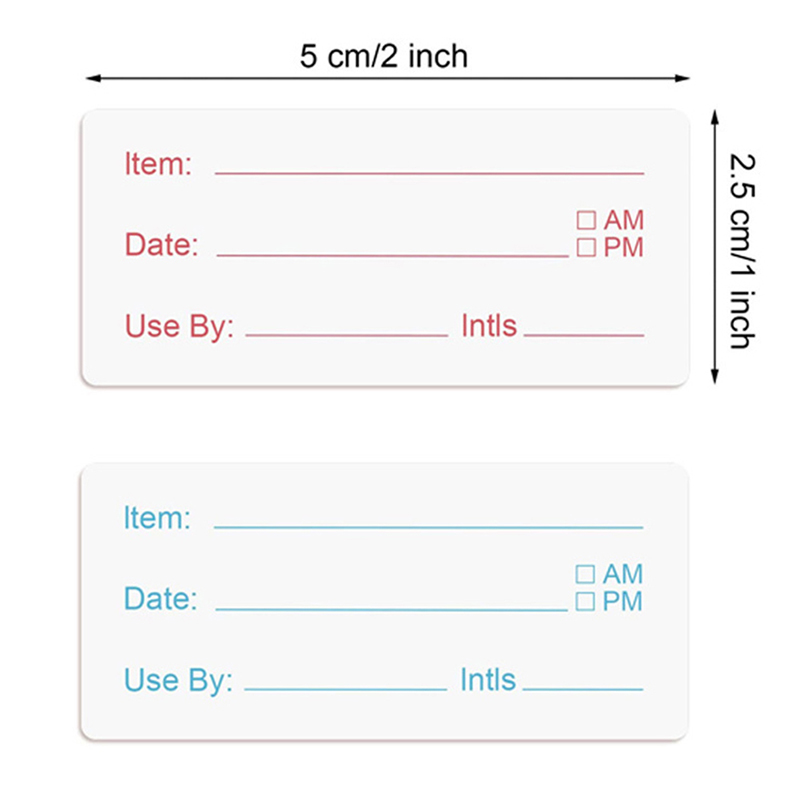 【F】500 piezas/rollo Etiquetas  - Food Storage Labels reseña y precio