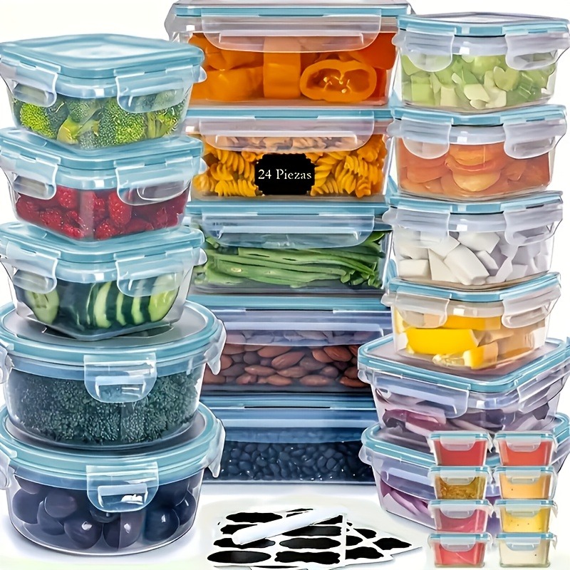 Juego de 48 Recipientes para A - Food Storage Meals reseña y precio