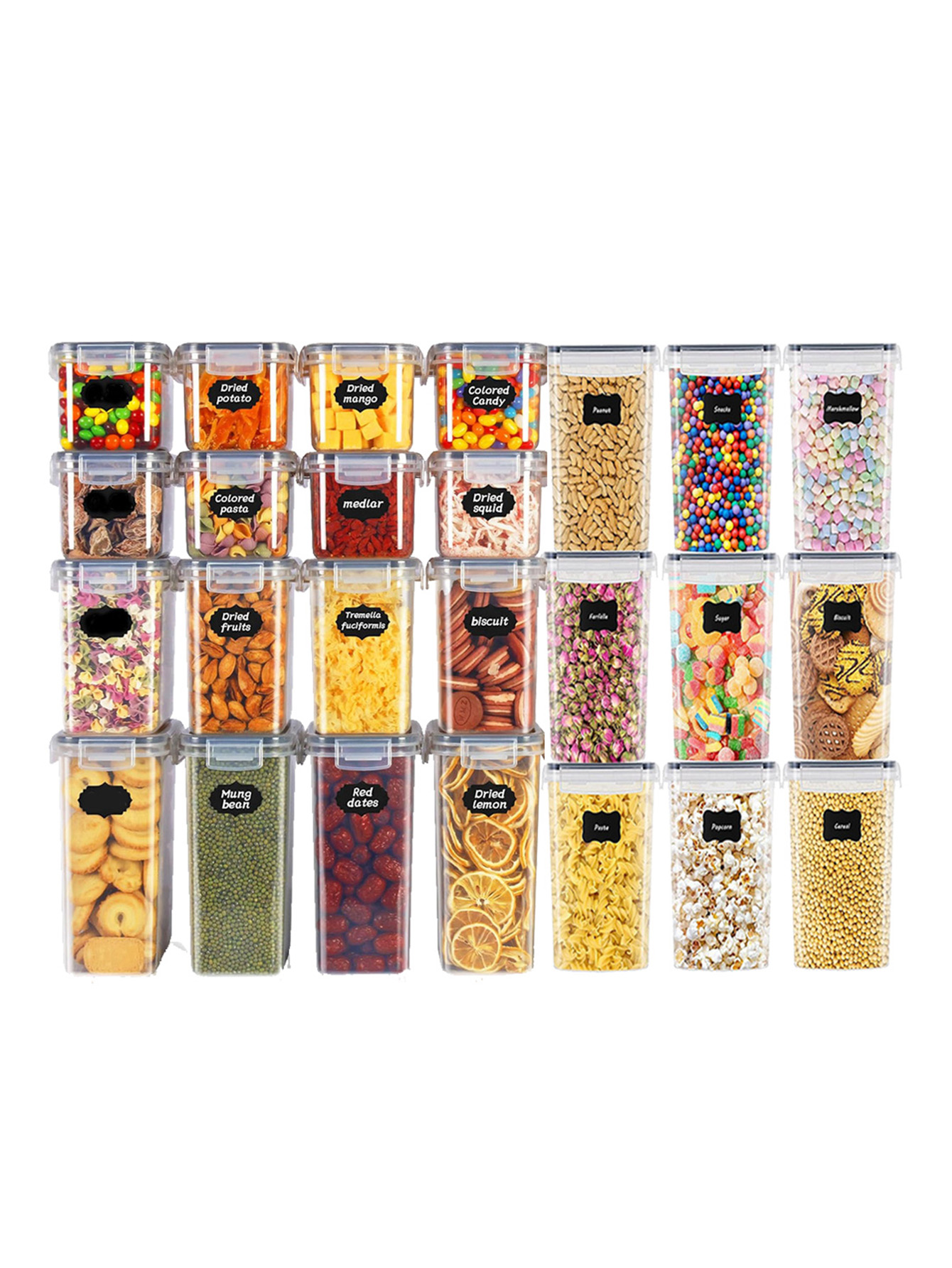 48 recipientes herméticos para - Food Storage Meals reseña y precio