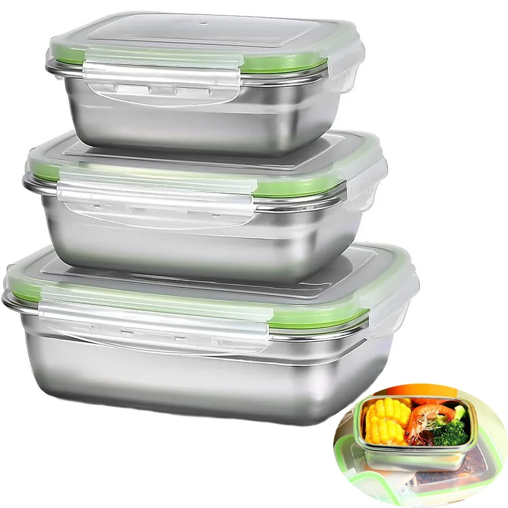 Juego de contenedores de almac - Food Storage Oven Safe reseña y precio